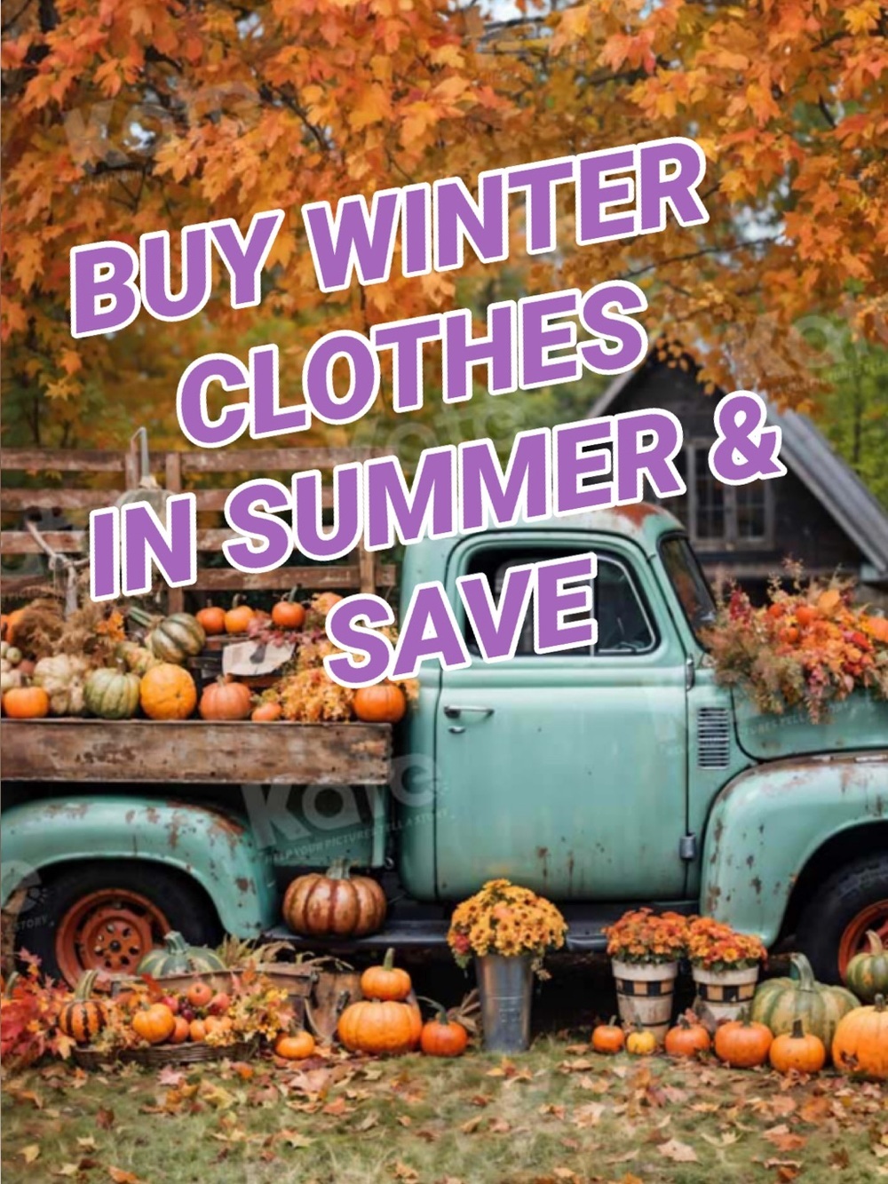 SAVE $$ BUY WINTER CLOTHES TODAY